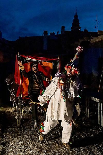 Carnival parade in Český Krumlov, 25th February 2020