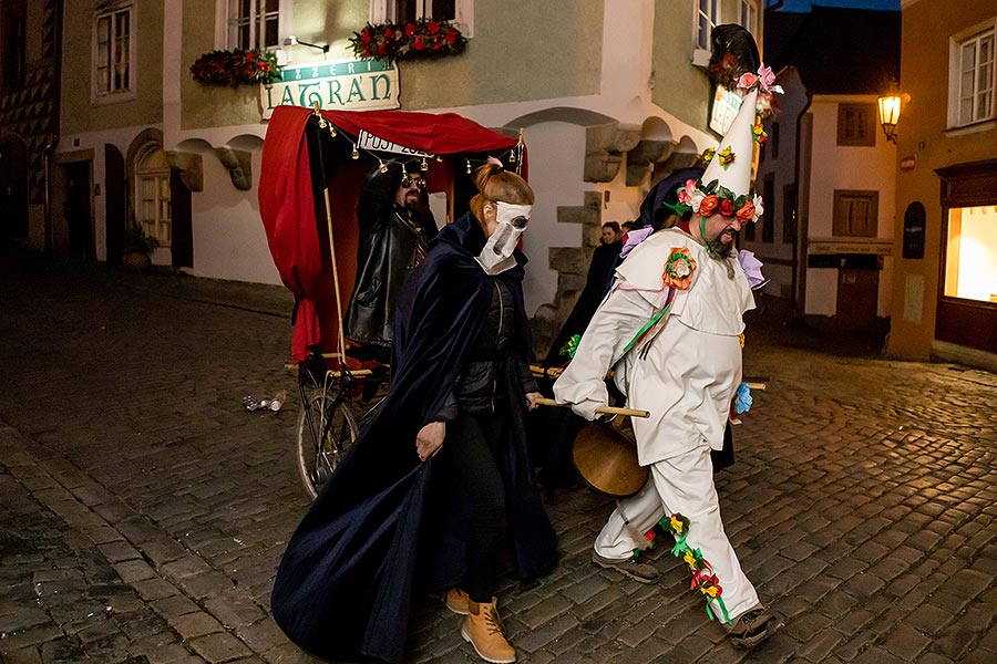 Carnival parade in Český Krumlov, 25th February 2020