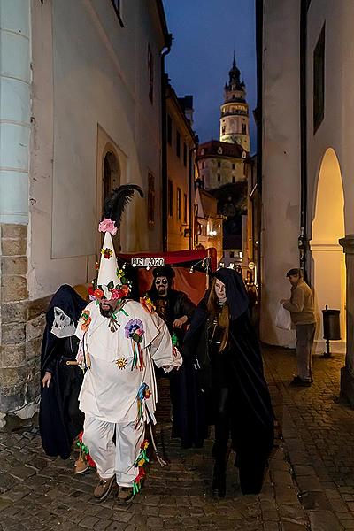 Carnival parade in Český Krumlov, 25th February 2020