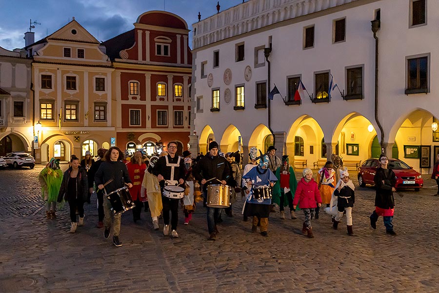 Carnival parade in Český Krumlov, 25th February 2020