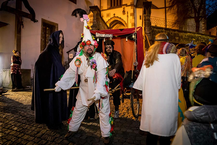 Carnival parade in Český Krumlov, 25th February 2020