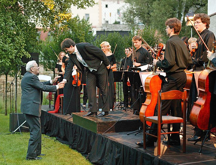 6. August 2004 - Die Sieger des internationalen Musikfestivals 2003, Internationales Musikfestival Český Krumlov, Bildsquelle: © Auviex s.r.o., Foto: Libor Sváček