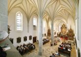 8. August 2004 - Schola Gregoriana Pragensis, Pfarrkirche von Kájov, Internationales Musikfestival Český Krumlov, Bildsquelle: © Auviex s.r.o., Foto: Libor Sváček 