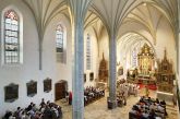 8. August 2004 - Schola Gregoriana Pragensis, Pfarrkirche von Kájov, Internationales Musikfestival Český Krumlov, Bildsquelle: © Auviex s.r.o., Foto: Libor Sváček 