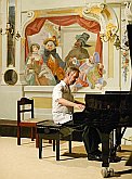 11. August 2004 - Roy Howat (Grossbritanien) – Klavierrezital, Internationales Musikfestival Český Krumlov, Bildsquelle: © Auviex s.r.o, Foto: Libor Sváček 
