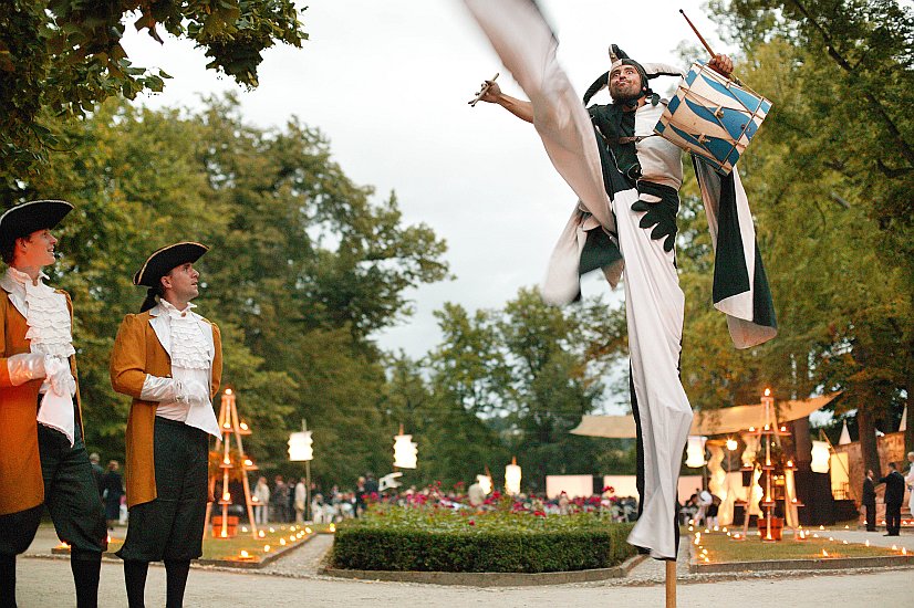 14. August 2004 - Barocknacht mit Antonio Vivaldi, Garten und Schloss Český Krumlov, Internationales Musikfestival Český Krumlov, Bildsquelle: © Auviex s.r.o., Foto: Libor Sváček