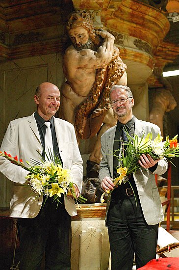 22. August 2004 - M. Novenko – Orgelrezital, A. Hendrych - Bassbariton, St. Nikolauskirche in České Budějowice (Budweis), Internationales Musikfestival Český Krumlov, Bildsquelle: © Auviex s.r.o., Foto: Libor Sváček