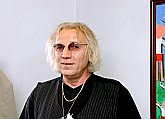 Josef Břečka, Vernissage der Ausstellung der Bilder von Ivan Mládek im Haus der Fotografie Český Krumlov, 13. August 2004, Foto: Lubor Mrázek 