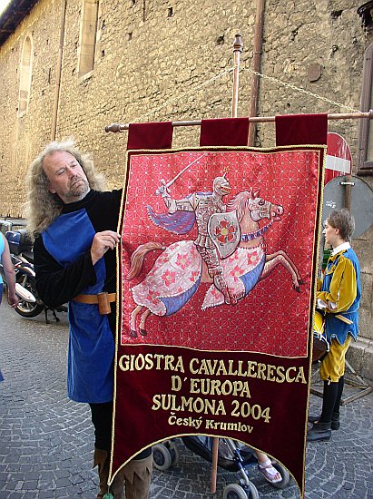 Die Krumauer im italienischen Sulmona 2004, Bildsquelle: das Archiv Krumlovští pištci und Fioretto