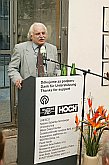 Vernissage der Ausstellung der Werke von Milan Knížák im Egon Schiele Art Centrum Český Krumlov, 4. September 2004, Foto: Libor Sváček 