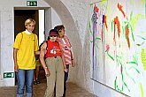 Individuelle Besichtigungen der touristischen Attraktionen der Stadt, Fotogalerie des Tages mit Handicap - Tages ohne Barrieren, Český Krumlov, 11. 9. 2004, Foto: Lubor Mrázek 