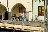 Miroslav Votřel, Den s handicapem - lidé 'za scénou', Český Krumlov 11. září 2004, foto: Lubor Mrázek 