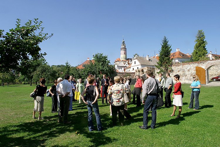 Český Krumlov je na kongresy a incentivu připraven, inspekční cesta agentury CzechTourism, 7. září 2004, foto: © Lubor Mrázek