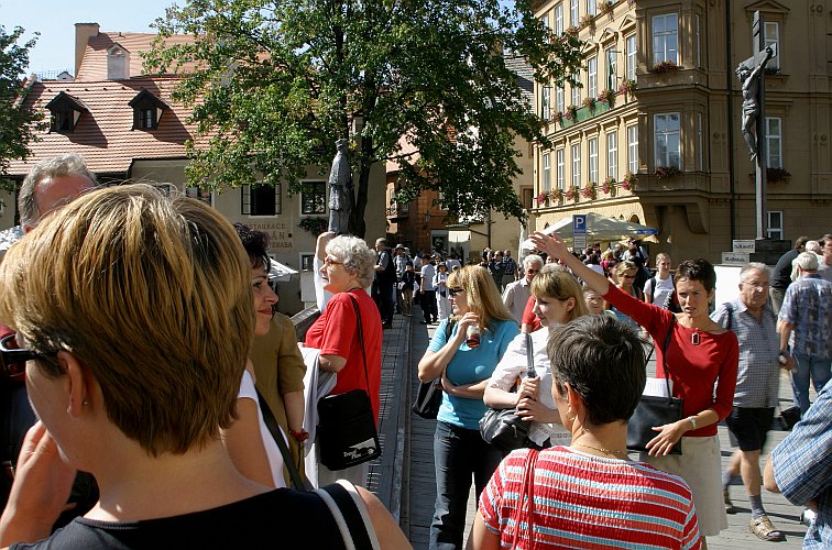 Český Krumlov je na kongresy a incentivu připraven, inspekční cesta agentury CzechTourism, 7. září 2004, foto: © Lubor Mrázek