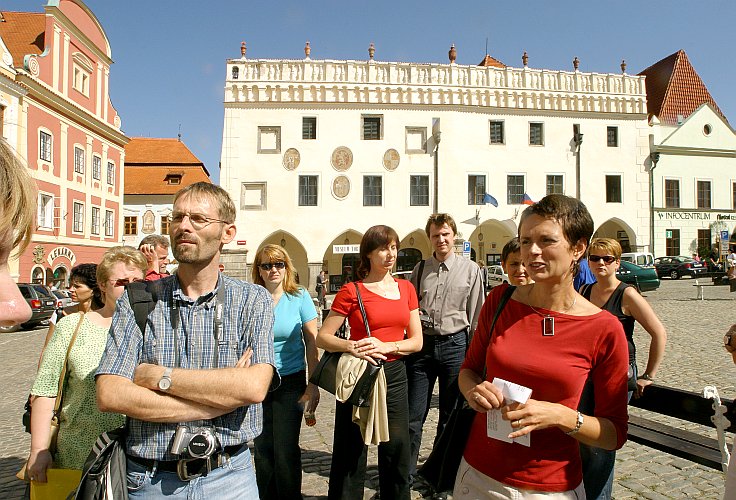 Český Krumlov je na kongresy a incentivu připraven, inspekční cesta agentury CzechTourism, 7. září 2004, foto: © Lubor Mrázek