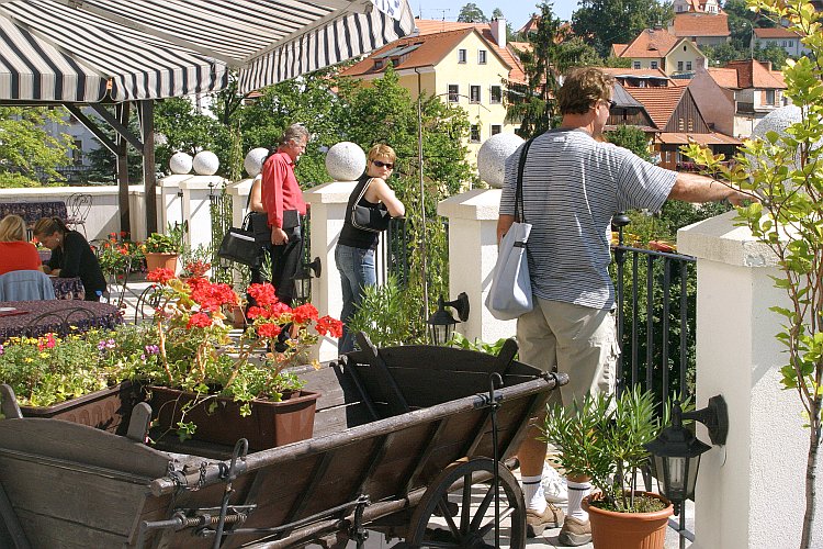 Český Krumlov je na kongresy a incentivu připraven, inspekční cesta agentury CzechTourism, 7. září 2004, foto: © Lubor Mrázek