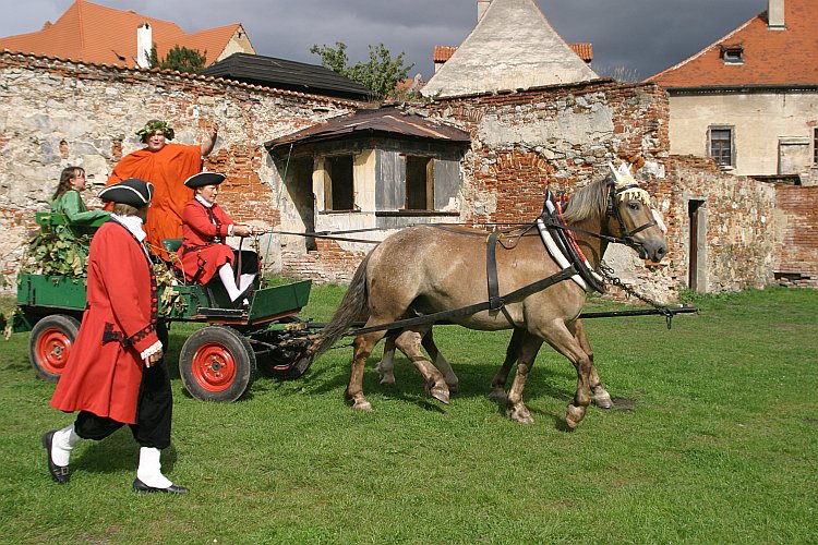 Vinařský a pivovarský průvod městem, Svatováclavské slavnosti 2004, foto: © Lubor Mrázek