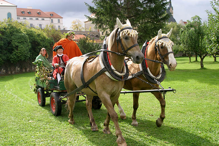 St.-Wenzels-Fest 2004 - Winzer- und Bierbrauerzug durch die Stadt, Foto: © Lubor Mrázek