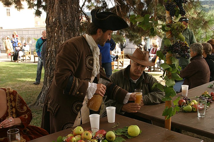 St.-Wenzels-Fest 2004 - Winzer- und Bierbrauerzug durch die Stadt, Foto: © Lubor Mrázek