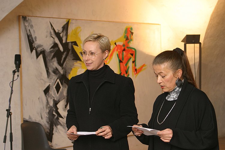 Koncert v Egon Schiele Art Centru: hudba Milana Knížáka v podání Kvarteta Appolon, Svatováclavské slavnosti 2004, foto: © Lubor Mrázek