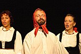 St.-Wenzels-Fest 2004 - Abend mit der Folklore - Jitřenka Český Krumlov, Folkloreensemble Růže Český Krumlov, Corro Monte Zugna Roveretto (Italien), Foto: © Lubor Mrázek 