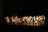 Večer s folklórem - Jitřenka Český Krumlov, Folklórní soubor Růže Český Krumlov, Corro Monte Zugna Roveretto (Itálie), Svatováclavské slavnosti 2004, foto: © Lubor Mrázek 