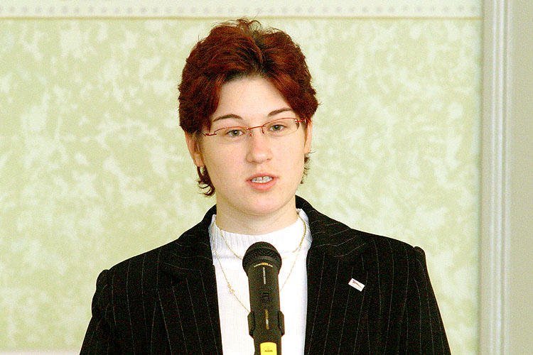 Ing. Jana Pecháčová, Česká centrála cestovního ruchu - Czech Tourism, III. ročník odborných seminářů Český Krumlov – Management a marketing cestovního ruchu, foto: Lubor Mrázek