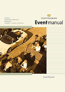 Event Manual der Stadt Český Krumlov, Umschlag 