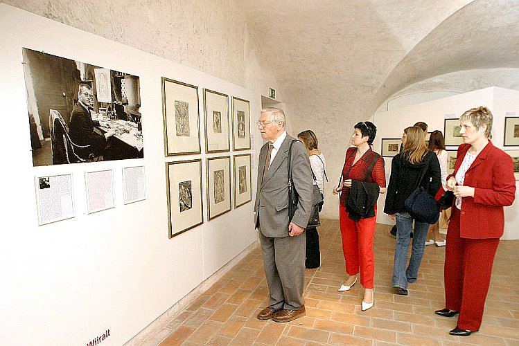 The grand opening of the following summer exhibitions in Egon Schiele Art Centrum, 30.4.2005, photo: © 2005 Lubor Mrázek