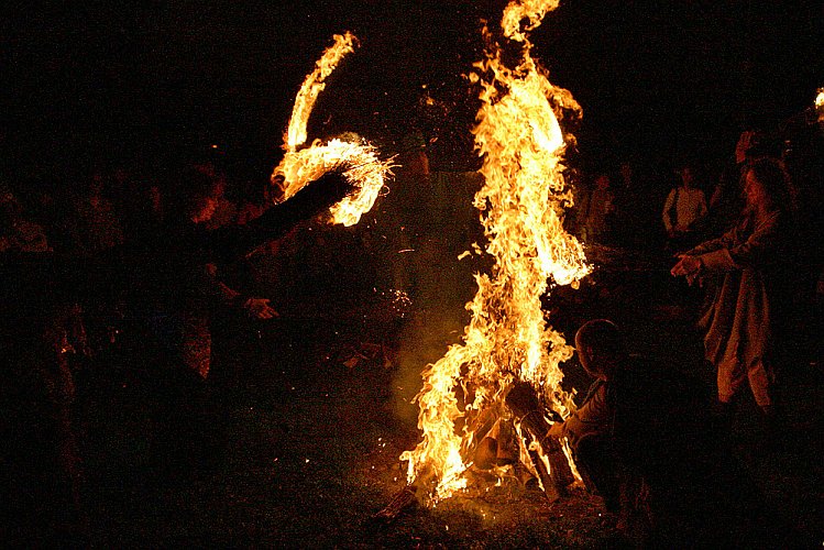 Rej čarodějnic 30.4.2005, foto: © 2005 Lubor Mrázek