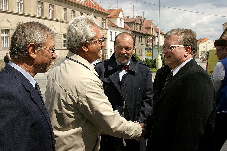 Pietní akt v Kaplici, oslavy 60. výročí konce 2. světové války v regionu Český Krumlov, foto: © Lubor Mrázek