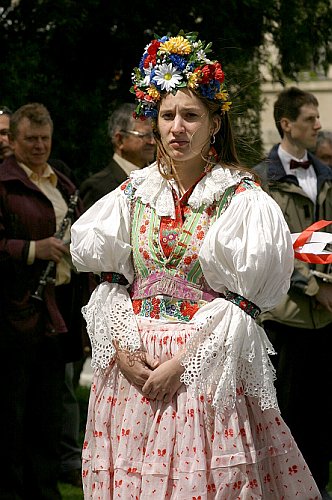 Pietní akt v Kaplici, oslavy 60. výročí konce 2. světové války v regionu Český Krumlov, foto: © Lubor Mrázek