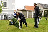 Pietní akt ve Vyšším Brodě, oslavy 60. výročí konce 2. světové války v regionu Český Krumlov, foto: © Lubor Mrázek 