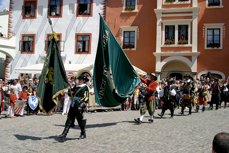 Slavnosti pětilisté růže 2005, 17. - 19. června 2005 - historické průvody, foto: © Lubor Mrázek