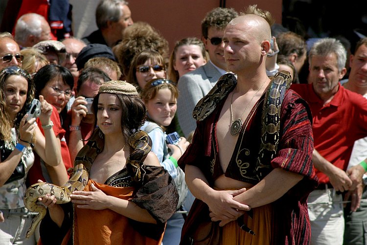 Slavnosti pětilisté růže 2005, 17. - 19. června 2005 - historické průvody, foto: © Lubor Mrázek