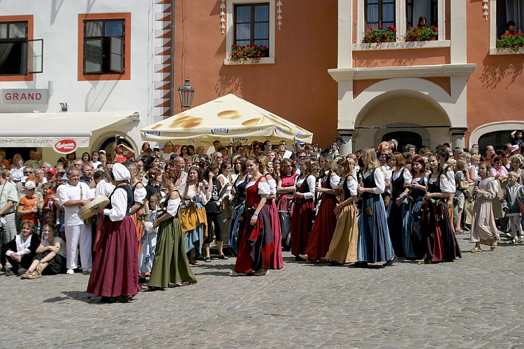 Slavnosti pětilisté růže 2005, 17. - 19. června 2005 - historické průvody, foto: © Lubor Mrázek