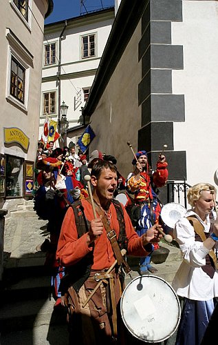 Slavnosti pětilisté růže 2005, 17. - 19. června 2005 - historické průvody, foto: © Lubor Mrázek