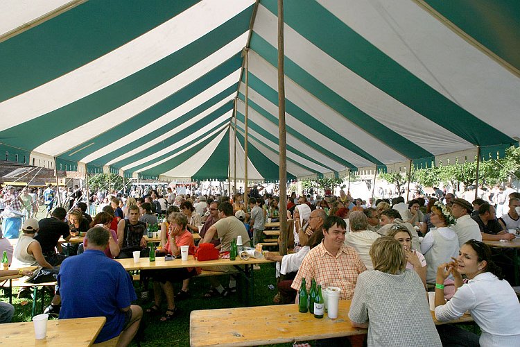 Slavnosti pětilisté růže 2005, 18. - 19. června 2005 - slavnosti v Pivovarské zahradě, foto: © Lubor Mrázek