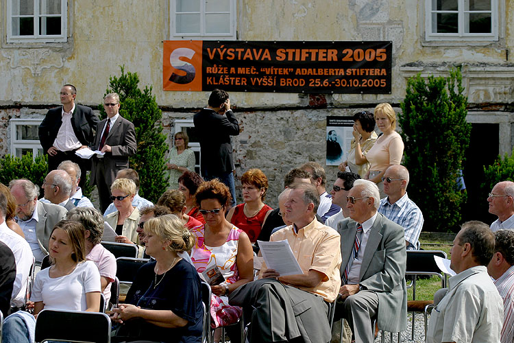 Ve Vyšším Brodě zahájili výstavu o románu Adalberta Stiftera Vítek, foto: © Lubor Mrázek