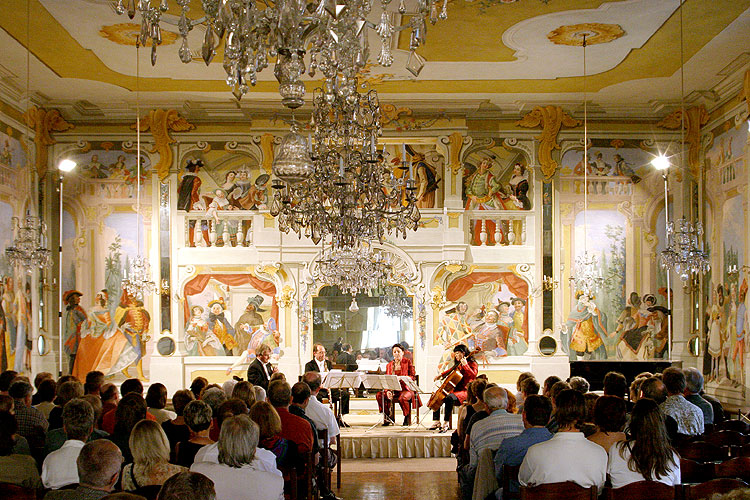 Zürcher Oboenquartett, 3. Juli 2005, Festival der Kammermusik Český Krumlov, Foto: © Lubor Mrázek