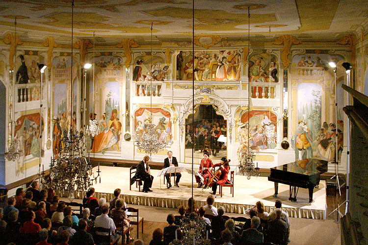 Zürcher Oboenquartett, 3. Juli 2005, Festival der Kammermusik Český Krumlov, Foto: © Lubor Mrázek