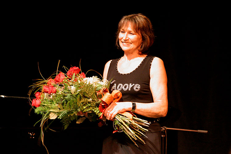 Marta Kubišová a Petr Malásek, 6. července 2005, Festival komorní hudby Český Krumlov, foto: © Lubor Mrázek