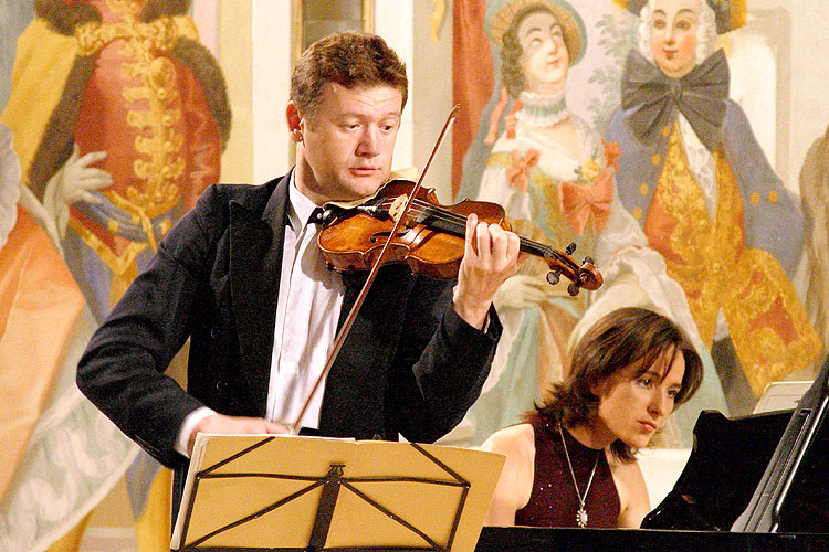 Ivan Ženatý and Katarína Ženatá, 7th July 2005, Festival of Chamber Music Český Krumlov, photo: © Lubor Mrázek