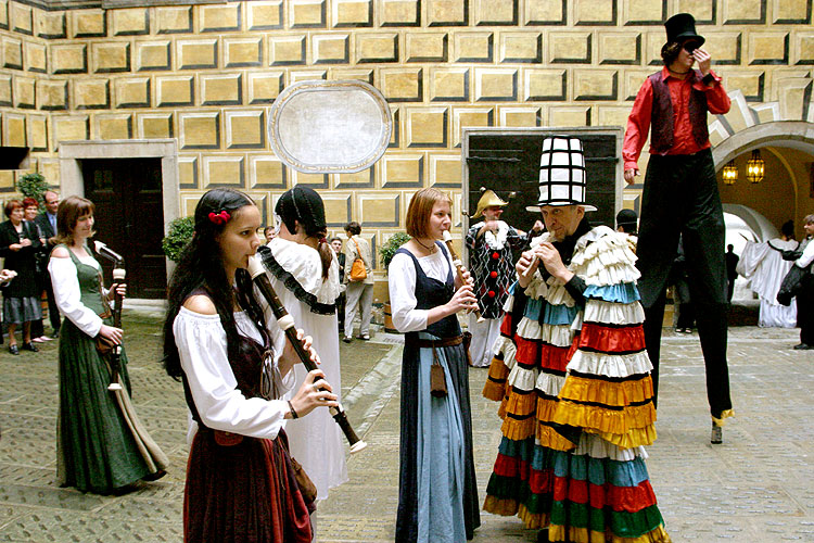 Baroque Night in the Český Krumlov Castle ®, 8th July 2005, Festival of Chamber Music Český Krumlov, photo: © Lubor Mrázek