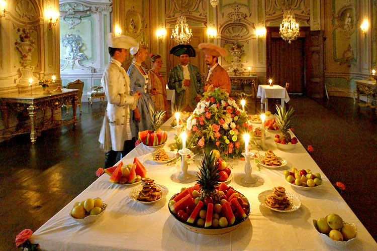 Barocknacht auf dem Schloss Český Krumlov ®, 8. Juli 2005, Festival der Kammermusik Český Krumlov, Foto: © Lubor Mrázek