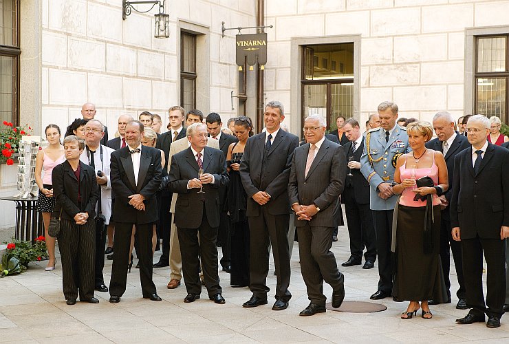 Opening Ceremony. In attandance: President of the Czech Republic Václav Klaus, 15th July 2005, International Music Festival Český Krumlov, source: © Auviex s.r.o., photo: Libor Sváček