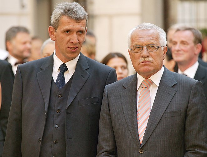 Feierliche Eröffnung in Anwesenheit von Václav Klaus - Präsident Tschechischer Republik, 15. Juli 2005, Internationales Musikfestival Český Krumlov, Bildsquelle: © Auviex s.r.o., Foto: Libor Sváček