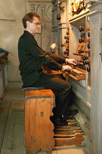 Organ music between Prague and Italy, 17th July 2005, International Music Festival Český Krumlov, source: © Auviex s.r.o., photo: Libor Sváček