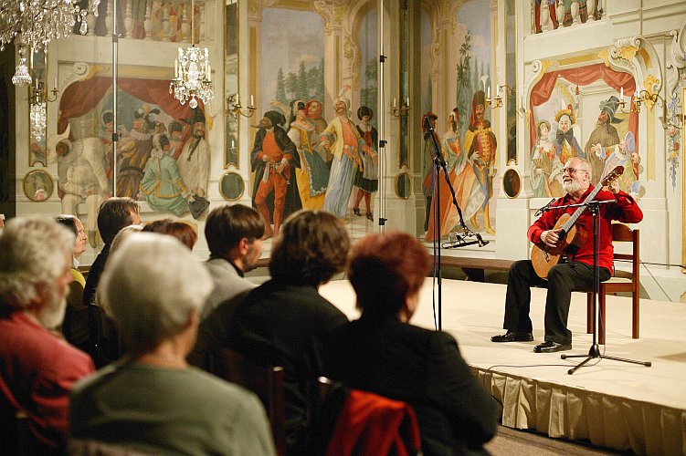 Štěpán Rak, kytarový recitál, 22. července 2005, Mezinárodní hudební festival Český Krumlov, zdroj: © Auviex s.r.o., foto: Libor Sváček