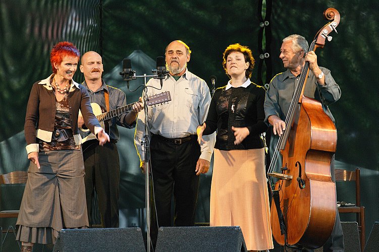 Spirituál Kvintet, 23. července 2005, Mezinárodní hudební festival Český Krumlov, zdroj: © Auviex s.r.o., foto: Libor Sváček